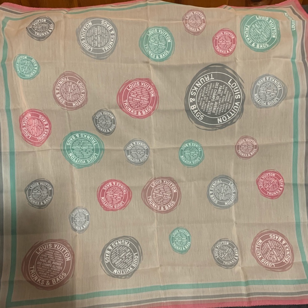 Louis Vuitton silk scarf